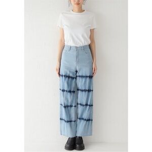 Mandinga tie wide wide leg straight jeans rio size 2XL new